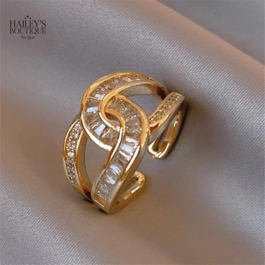 UNITY - KNOTTED ELEGANT ADJUSTABLE RING