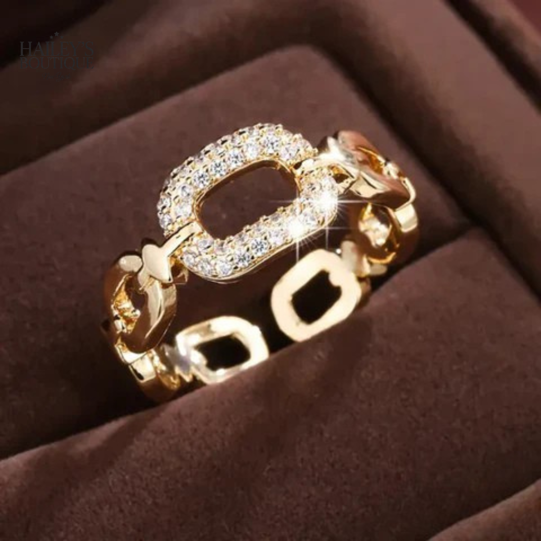 BRIGHT CHAIN GOLDEN RING