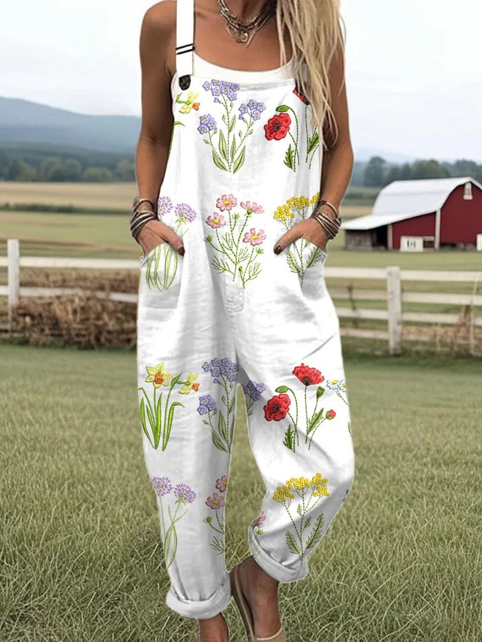 Floral Vintage™ | Effortless jumpsuit for all day wear
