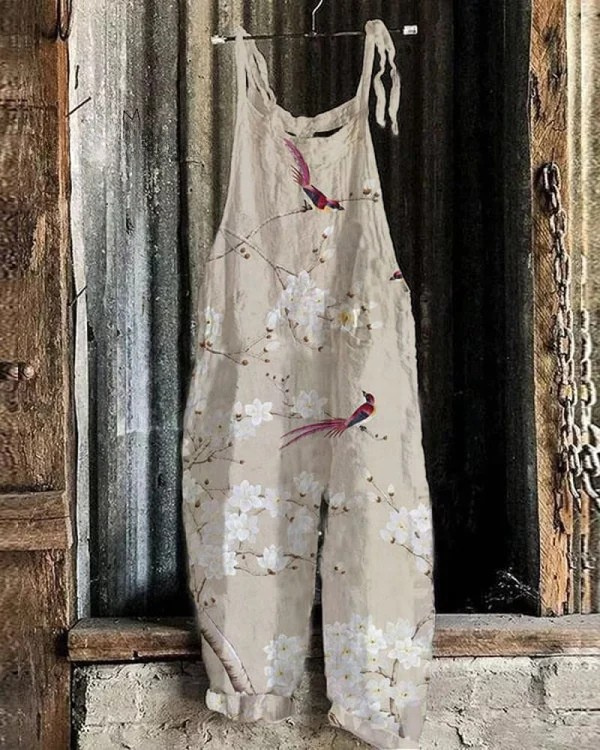 Solea | Lightweight Handcrafted Spring Print Jumpsuit