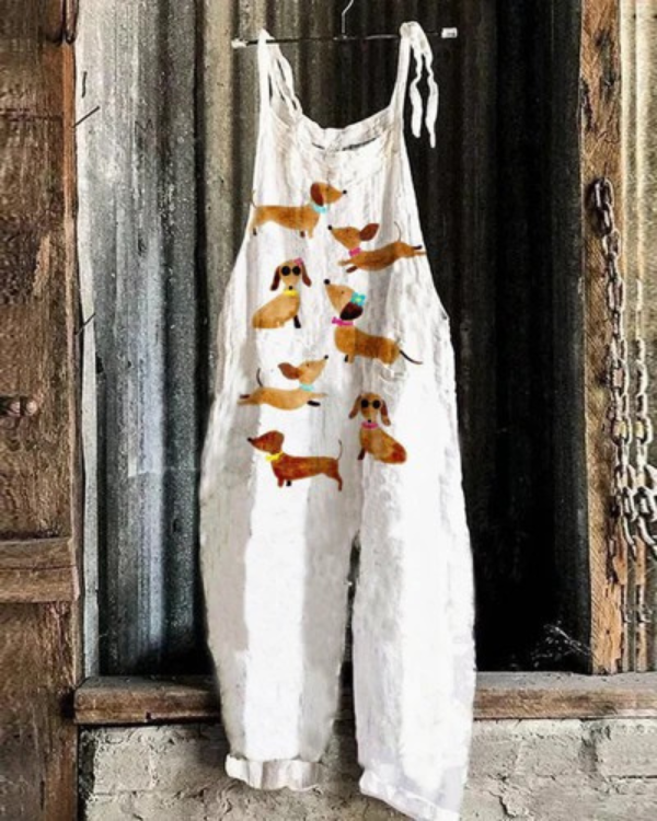 Solea | Lightweight Handmade Dachshunds Jumpsuit