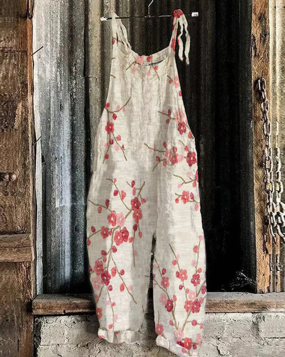 Solea | Lightweight Handmade Cherry Blossom Jumpsuit