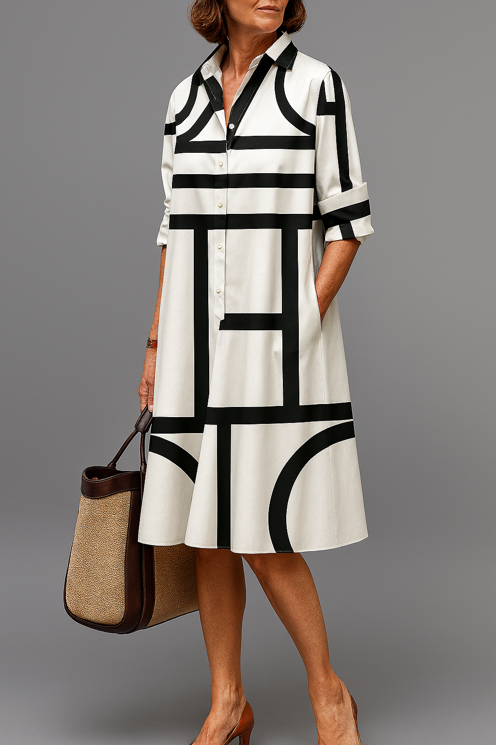 Brigitte | Effortless Elegance Midi Dress