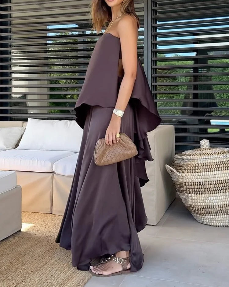 Alba | Skirt and Cape Set