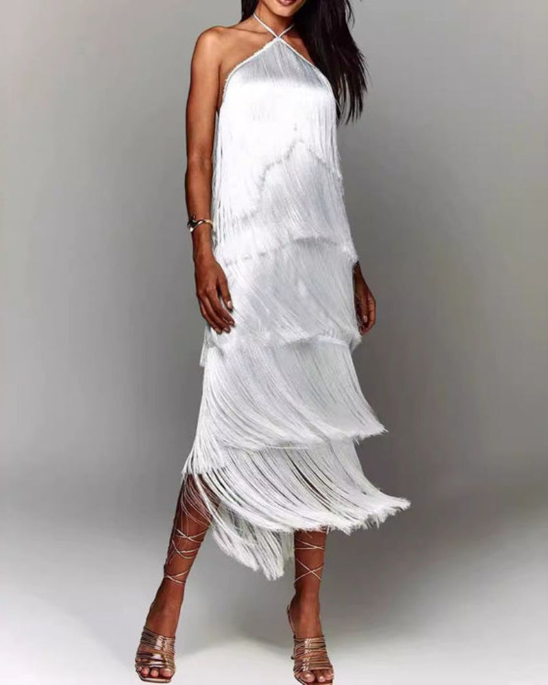 Eva | Dress with Tassels