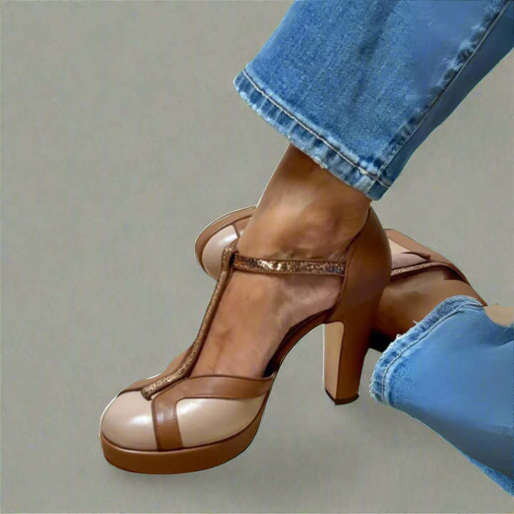 Niara™ | Elegant & Comfortable Heeled Sandals