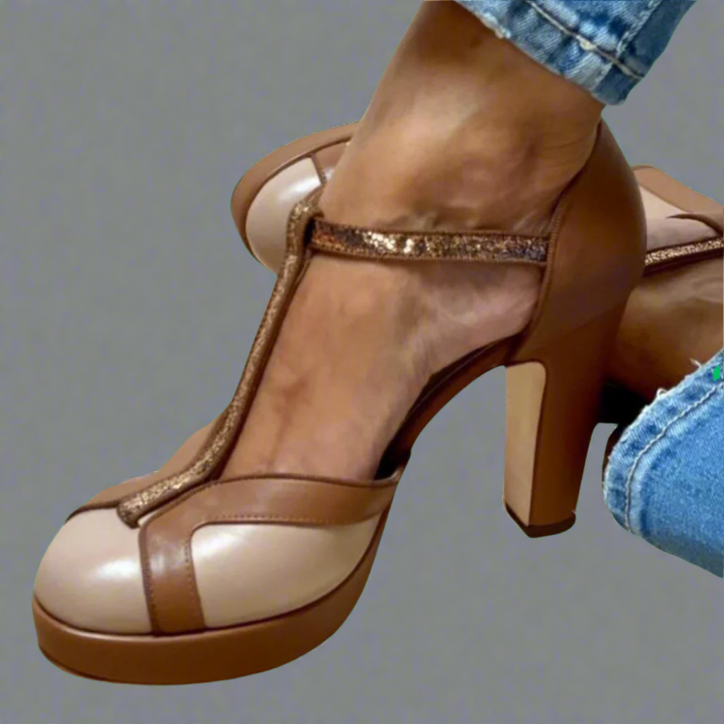 Niara™ | Elegant & Comfortable Heeled Sandals