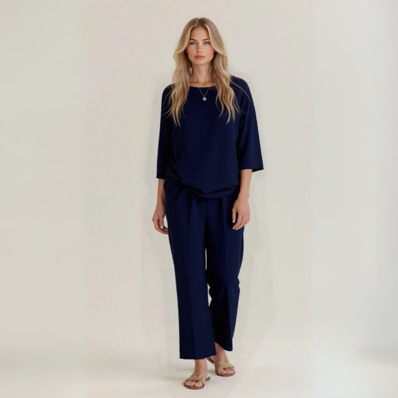 Silvia | Handcrafted linen and cotton suit