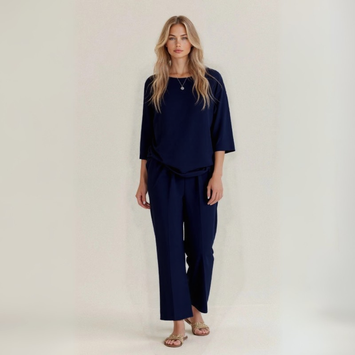 Silvia | Handcrafted linen and cotton suit