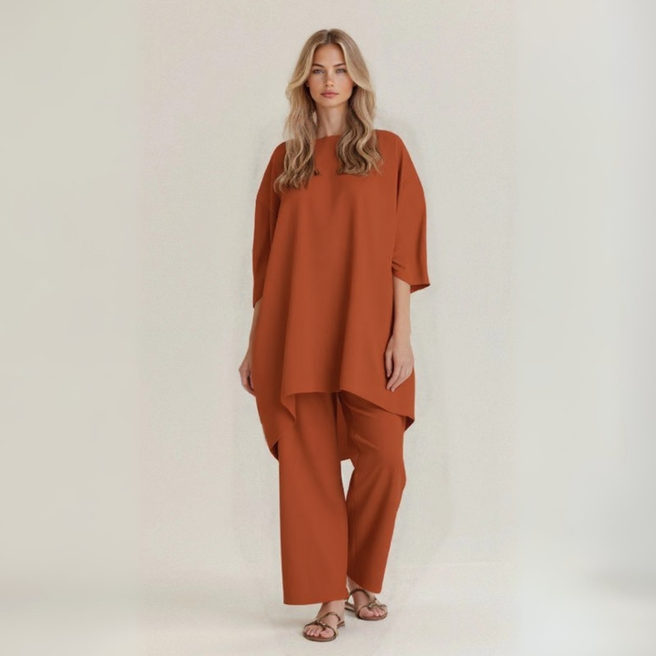 Silvia | Handcrafted linen and cotton suit