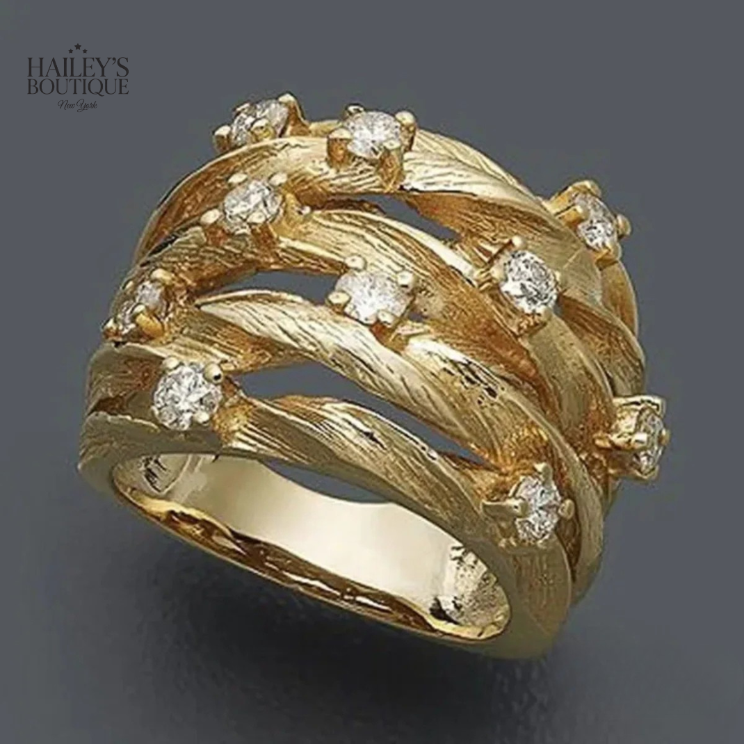 VINTAGE GOLD BOHO RING