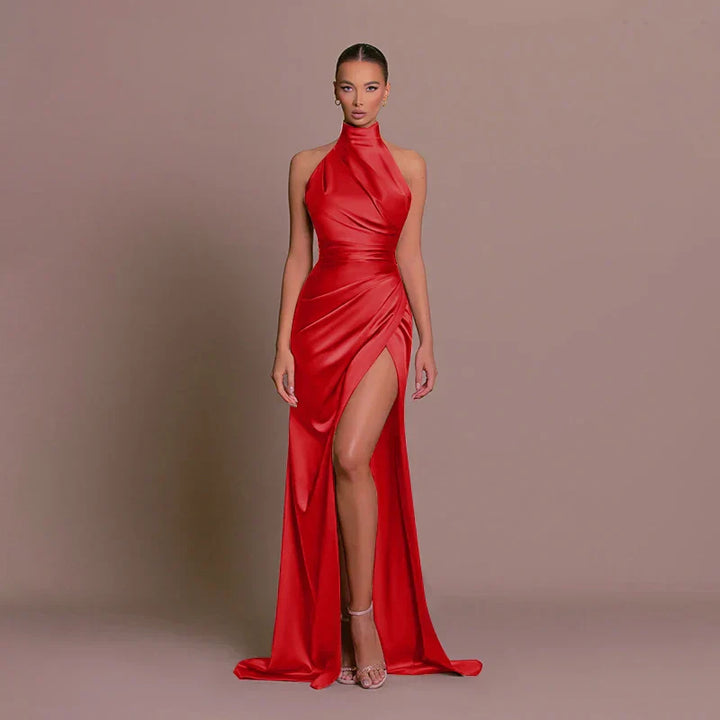 Selene – Sleek Slit Gown