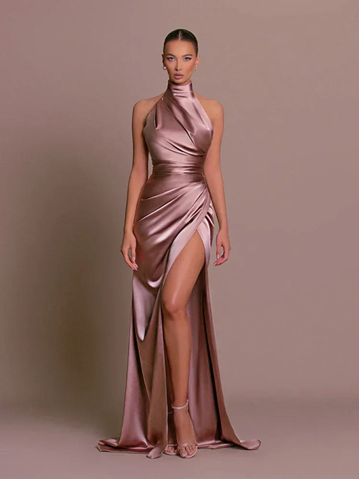 Selene – Sleek Slit Gown