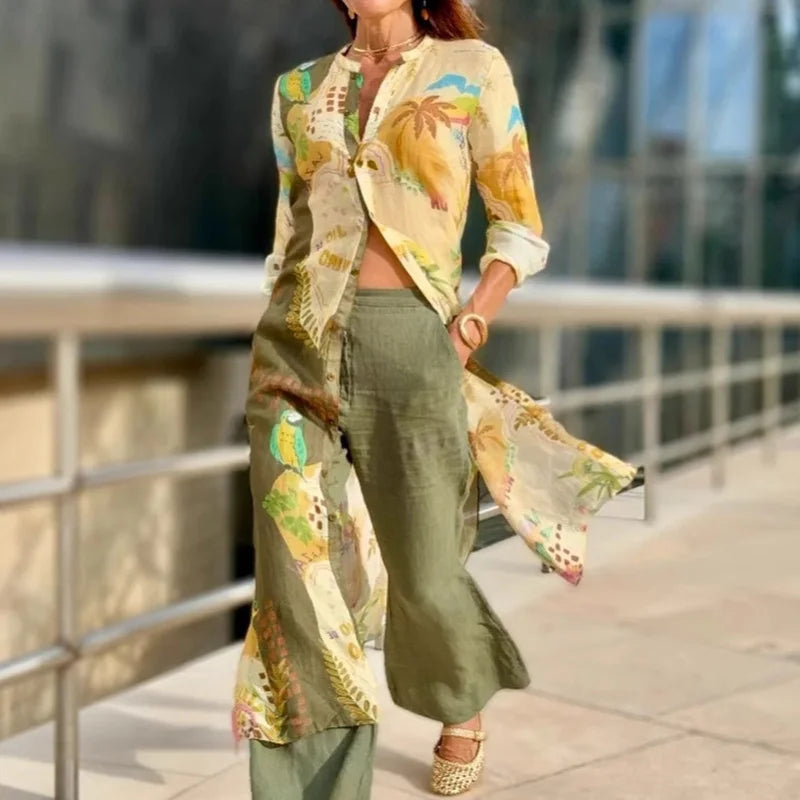 Eva™ | Elegant Linen Combo Set