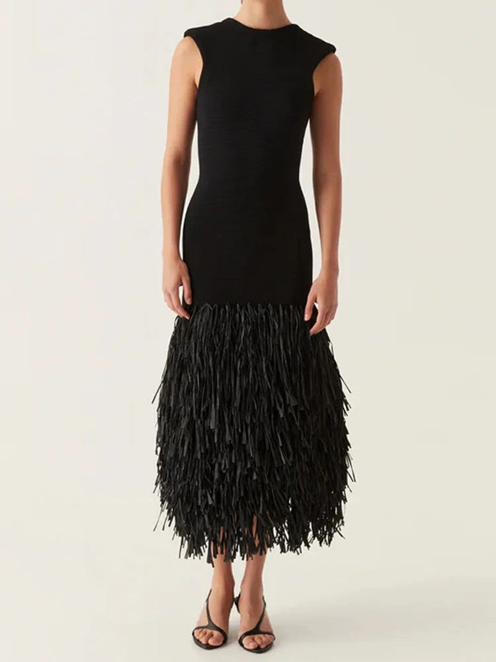 Ana | Long Fringed Dress