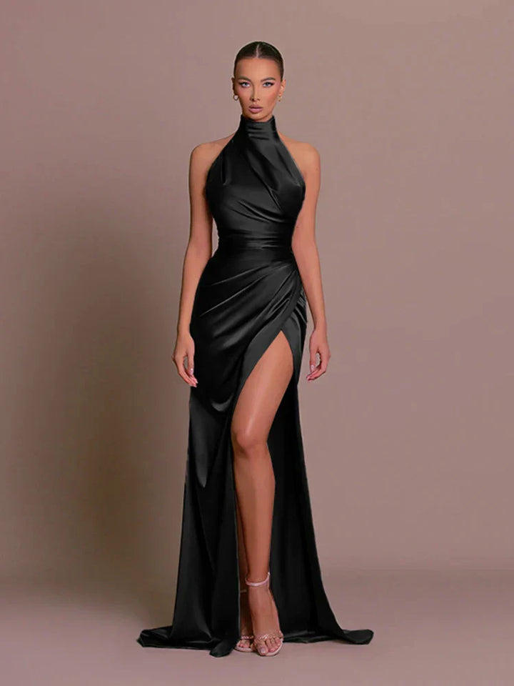 Selene – Sleek Slit Gown