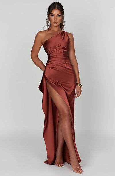 Genesis | Long Satin Dress