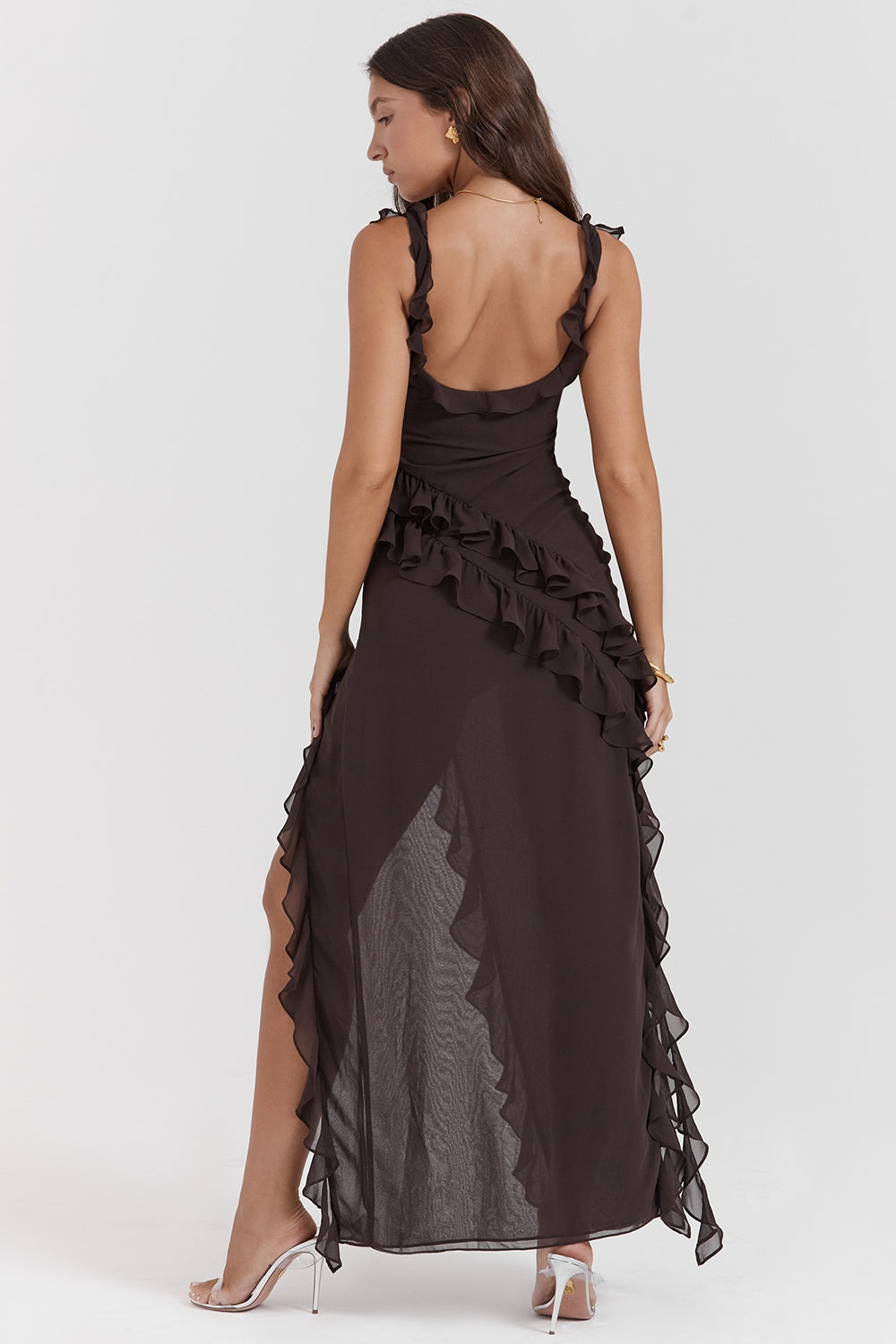 Dalia | Long Dress with Ruffles