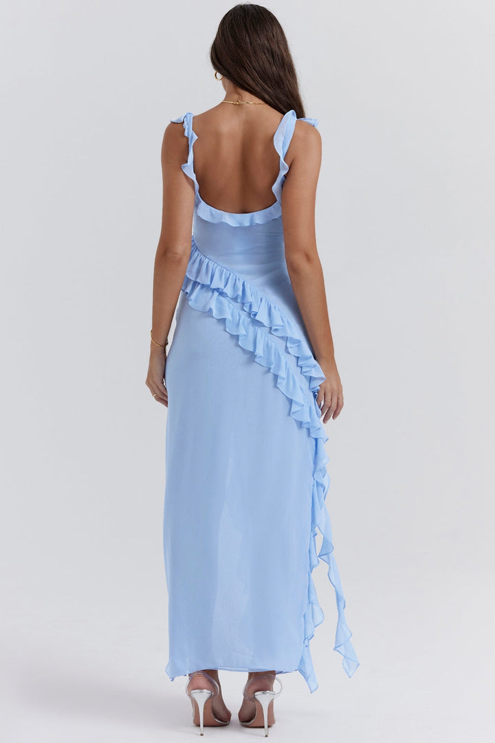 Dalia | Long Dress with Ruffles