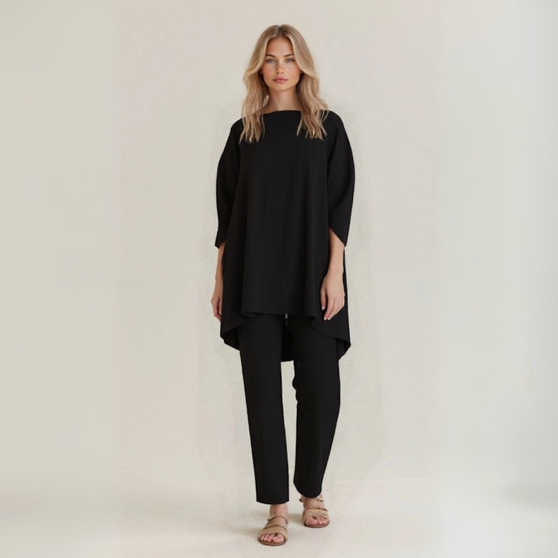 Silvia | Handcrafted linen and cotton suit