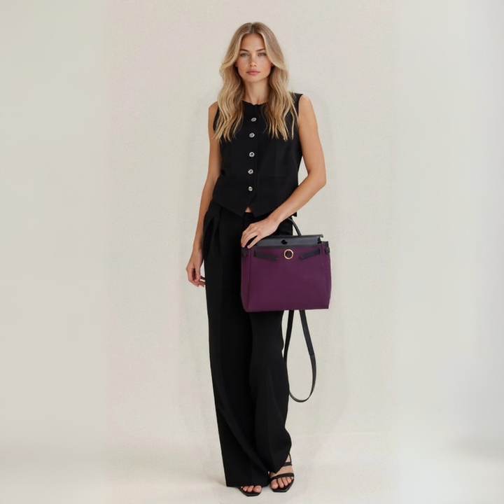 Anita | Casual set in handcrafted linen