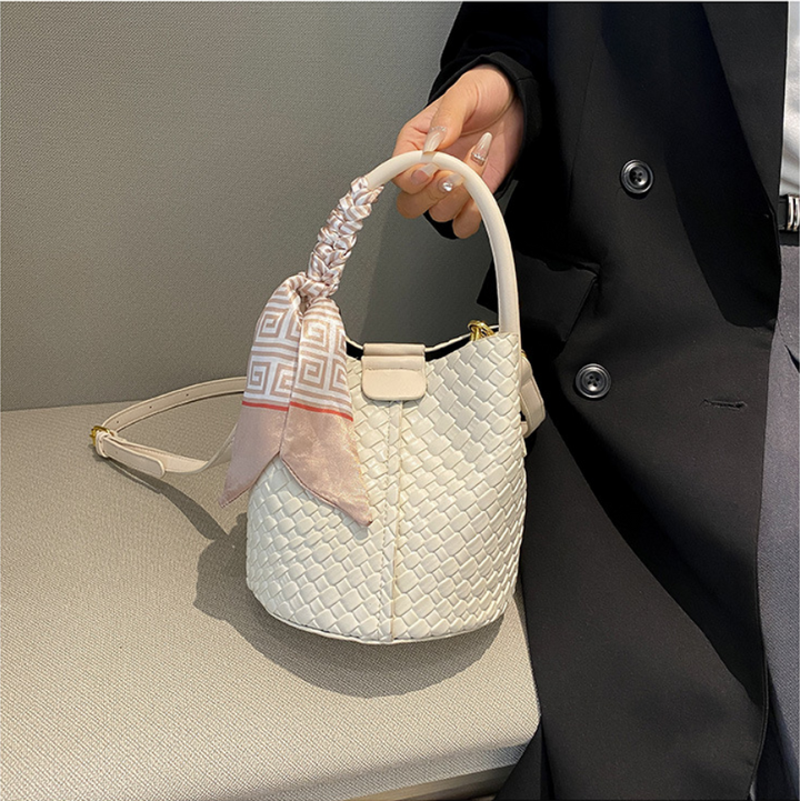 Grace™ - Elegant Woven Style Bucket Bag